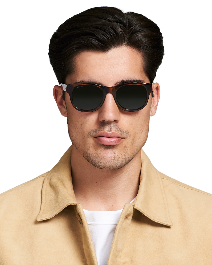 Herre | Solbriller | Gucci | GG0003S Sunglasses Havana/Grey/Green