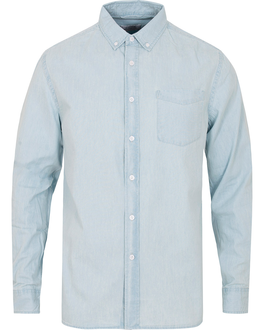Herre | Skjorter | Saturdays NYC | Saturdays NYC Crosby Denim Shirt Washed Indigo