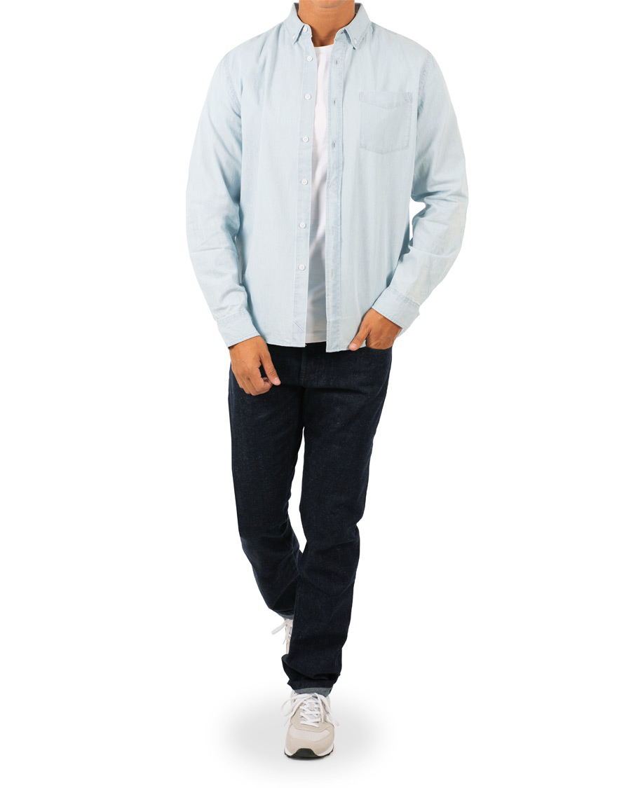 Herre | Skjorter | Saturdays NYC | Saturdays NYC Crosby Denim Shirt Washed Indigo