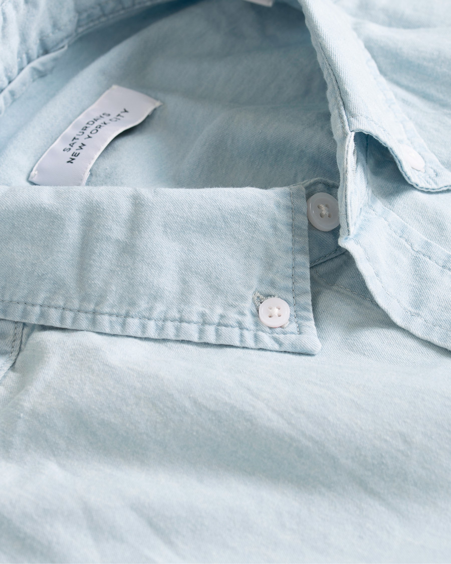 Herre | Skjorter | Saturdays NYC | Saturdays NYC Crosby Denim Shirt Washed Indigo