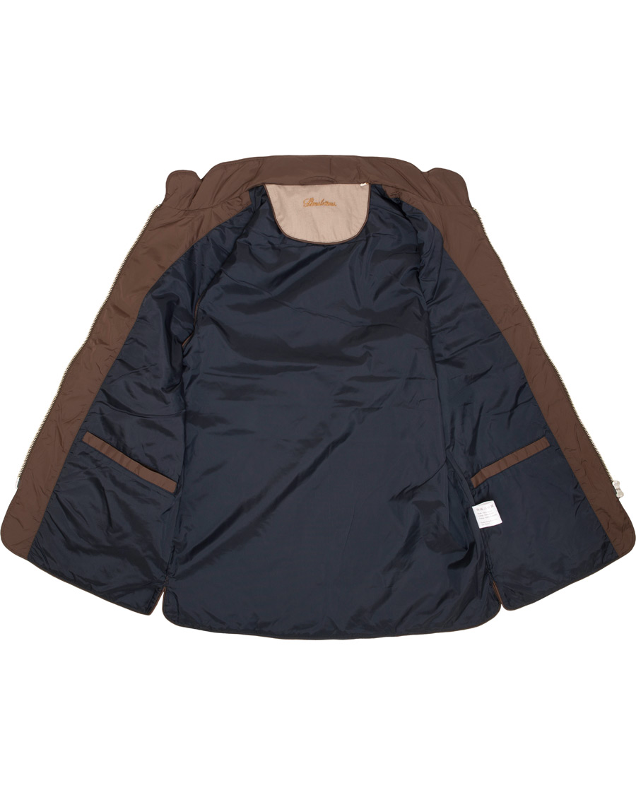 Herre | Jakker | Stenströms | Quilted Nylon Vest Brown