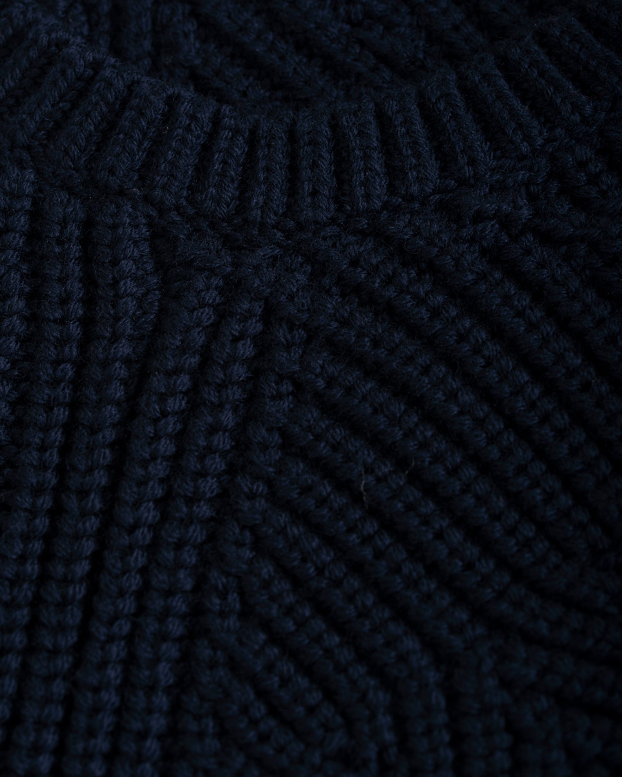 Herre | Gensere | Etro | Cable Knit Crew Neck Navy
