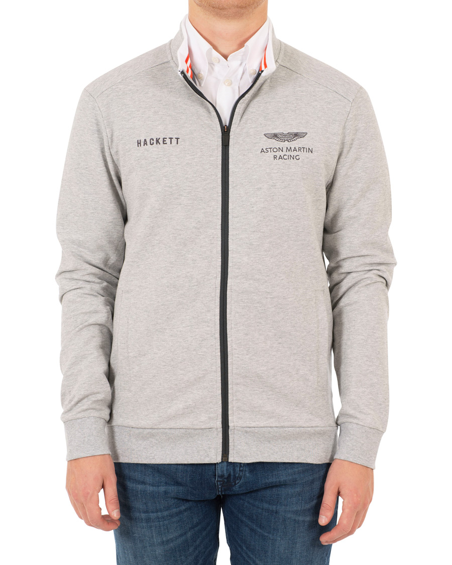 Herre | Gensere | Hackett | Aston Martin Full Zip Grey