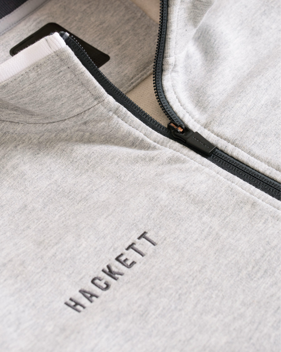 Herre | Gensere | Hackett | Aston Martin Full Zip Grey