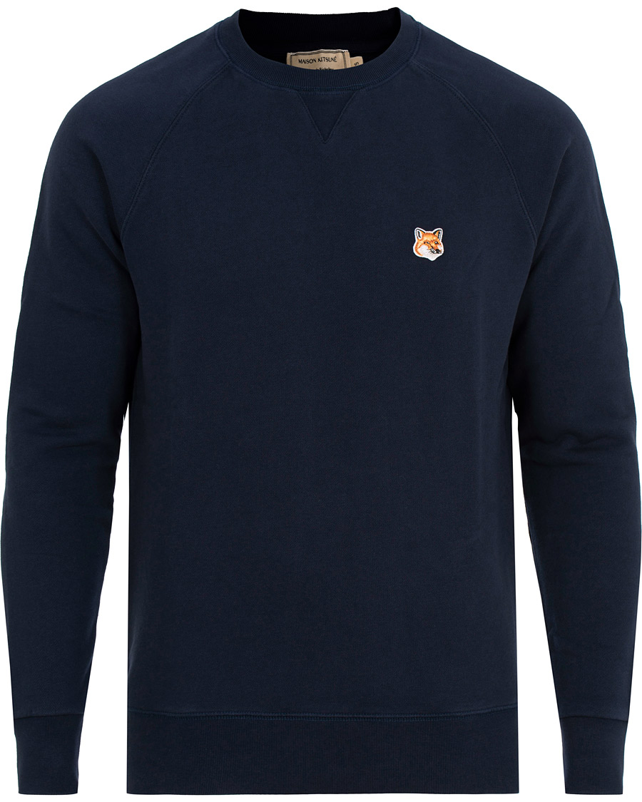 Herre | Gensere | Maison Kitsuné | Sweatshirt Fox Head Patch Navy