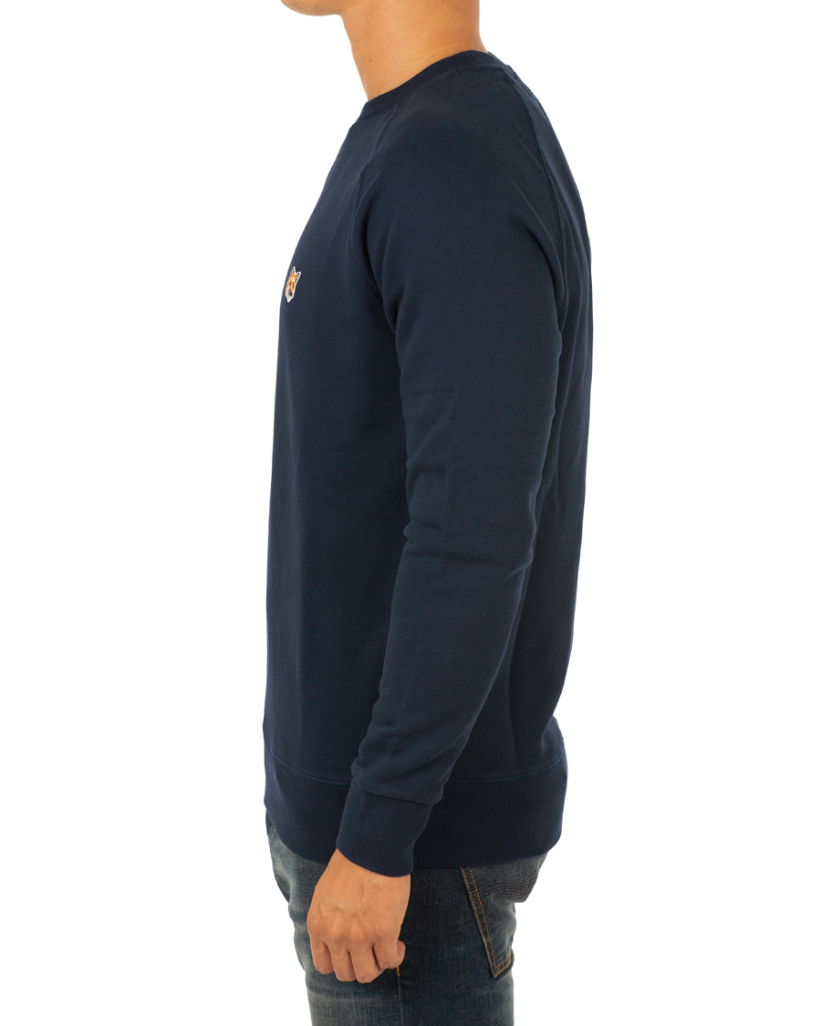 Herre | Gensere | Maison Kitsuné | Sweatshirt Fox Head Patch Navy