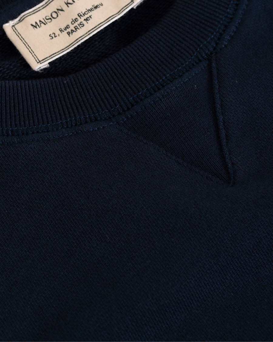 Herre | Gensere | Maison Kitsuné | Sweatshirt Fox Head Patch Navy
