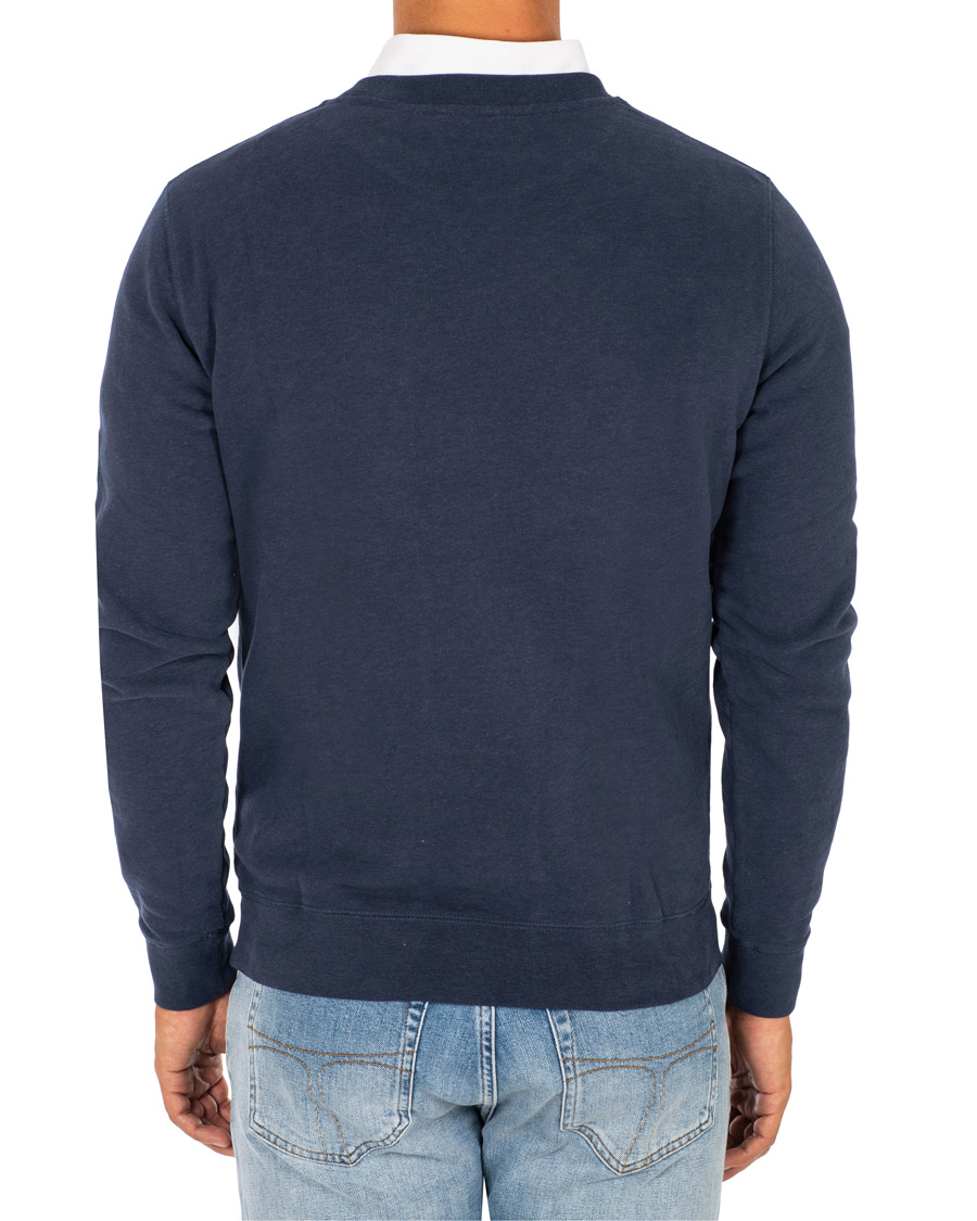 Herre | Gensere | Sunspel | Loopback Sweatshirt Navy Melange