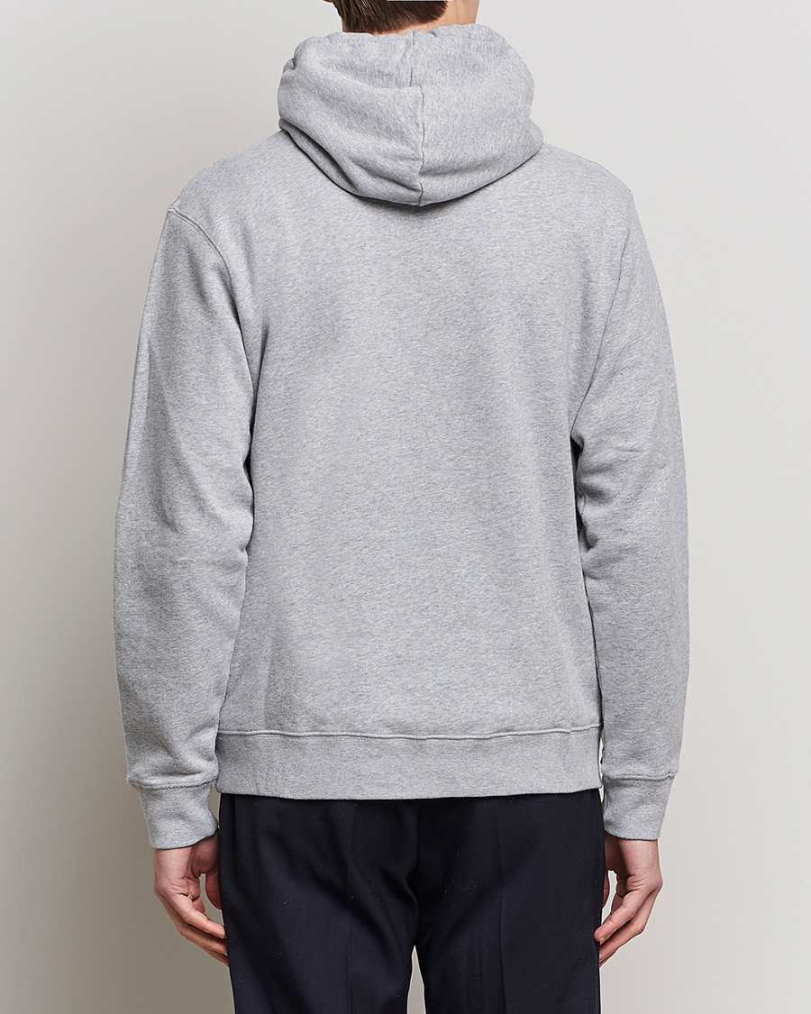 Herre | Gensere | Sunspel | Loopback Hoodie Grey Melange