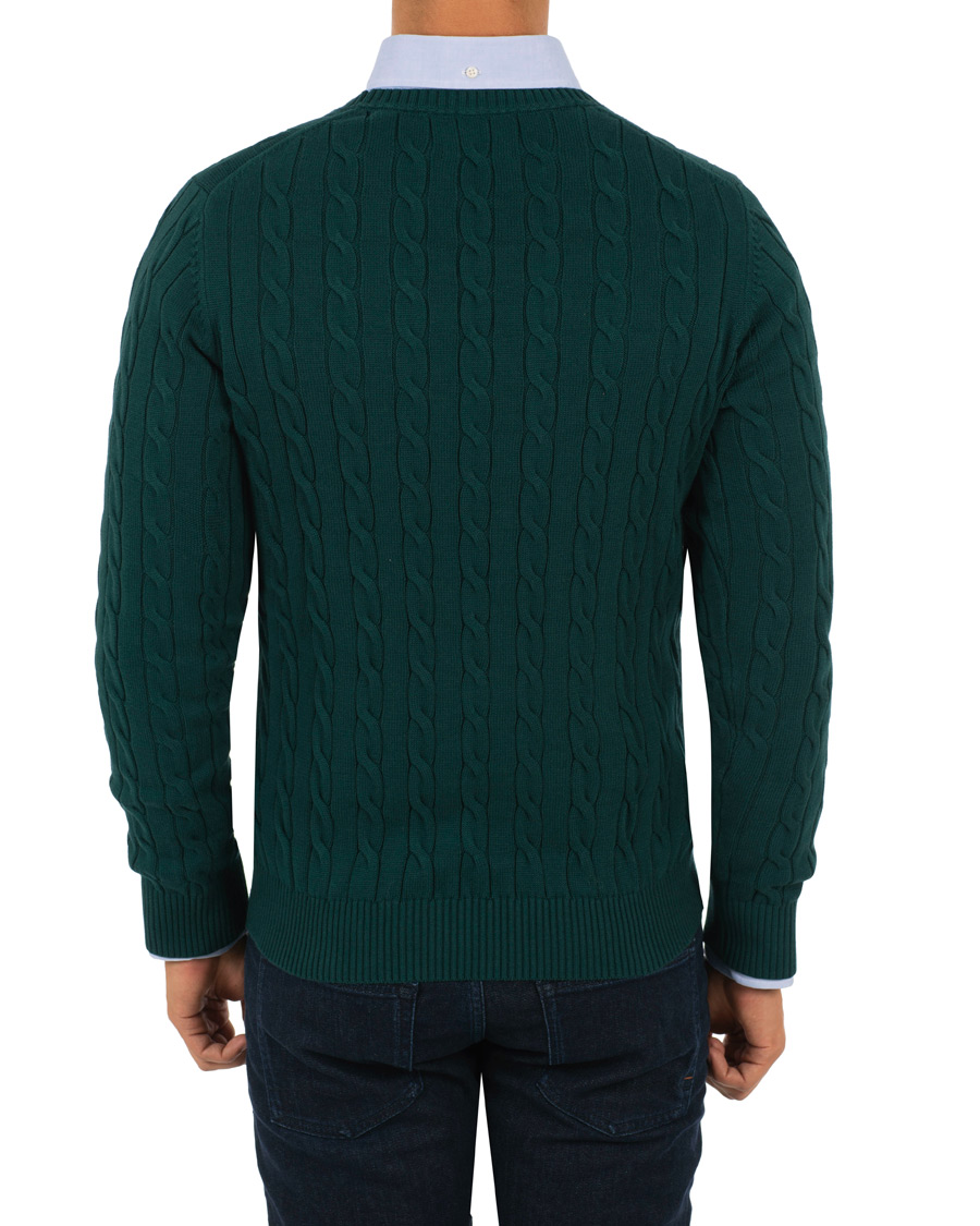 Herre | Gensere | GANT | Cotton Cable Crew Neck Ponderosa Pine