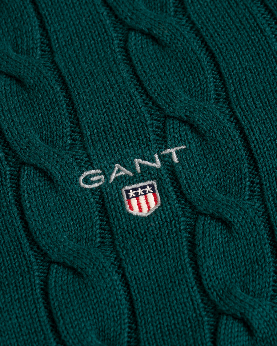 Herre | Gensere | GANT | Cotton Cable Crew Neck Ponderosa Pine