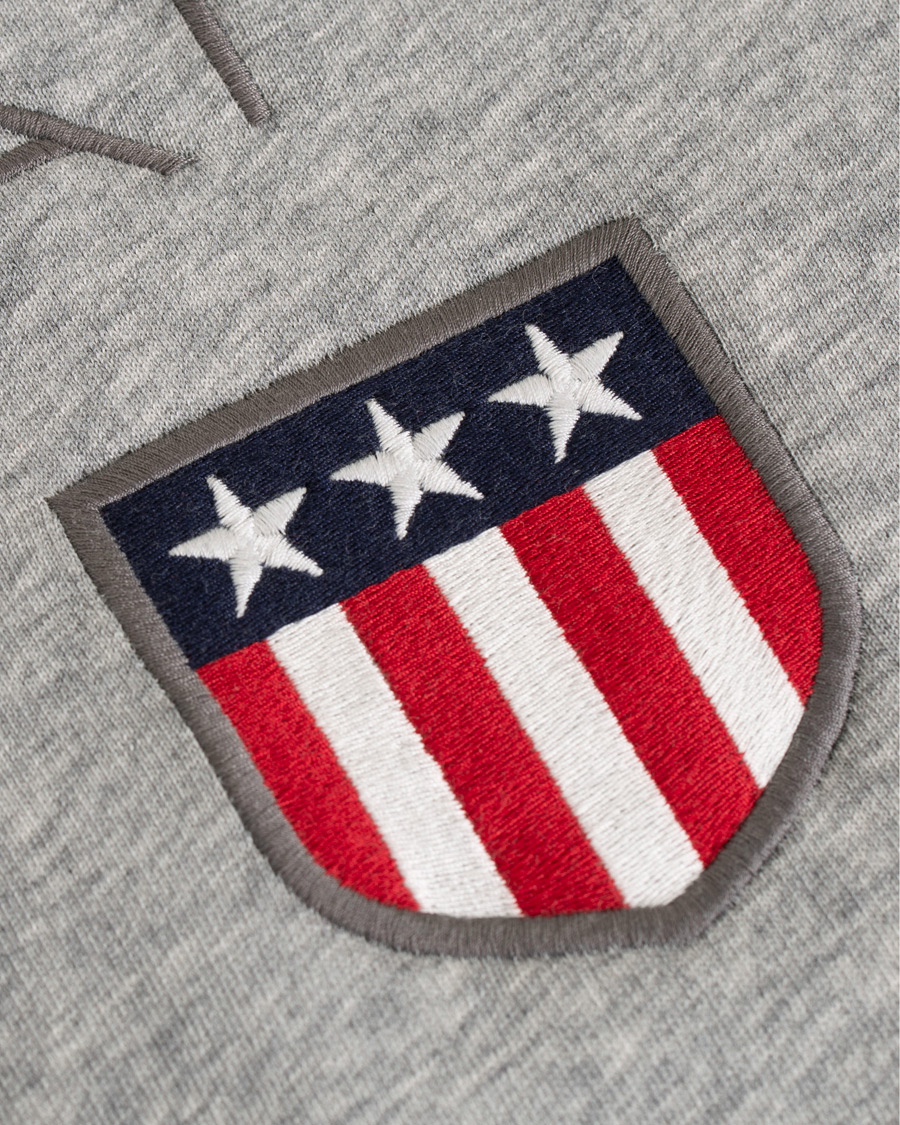 Herre | Gensere | GANT | Shield Hoodie Grey Melange