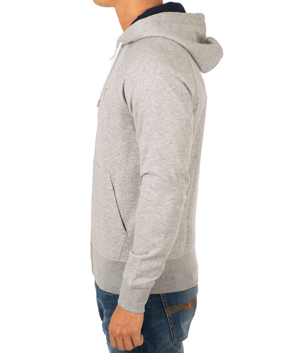 Herre | Gensere | GANT | The Original Full Zip Hoodie Grey Melange