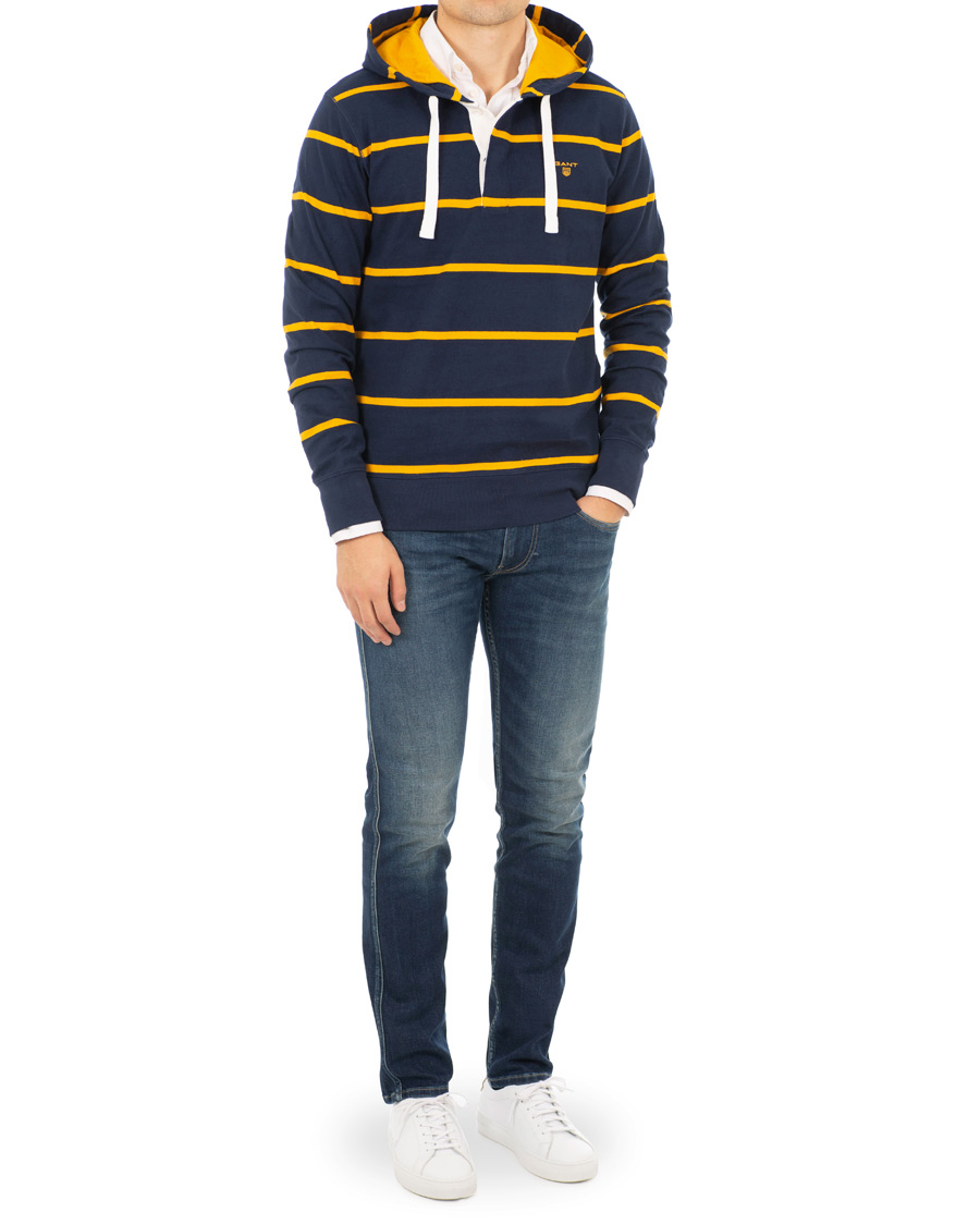 Gant deals stripe hoodie