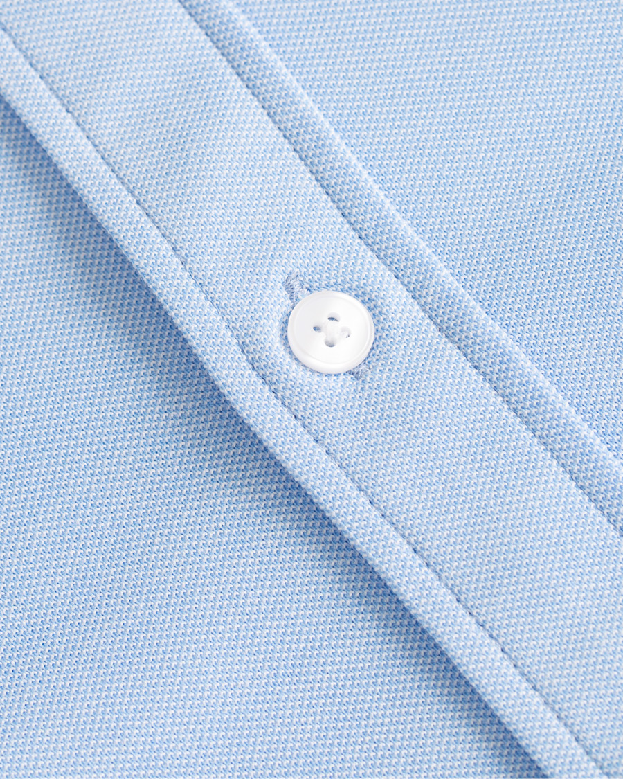 Herre | Skjorter | GANT | Slim Fit Tech Prep Pique Shirt Capri Blue