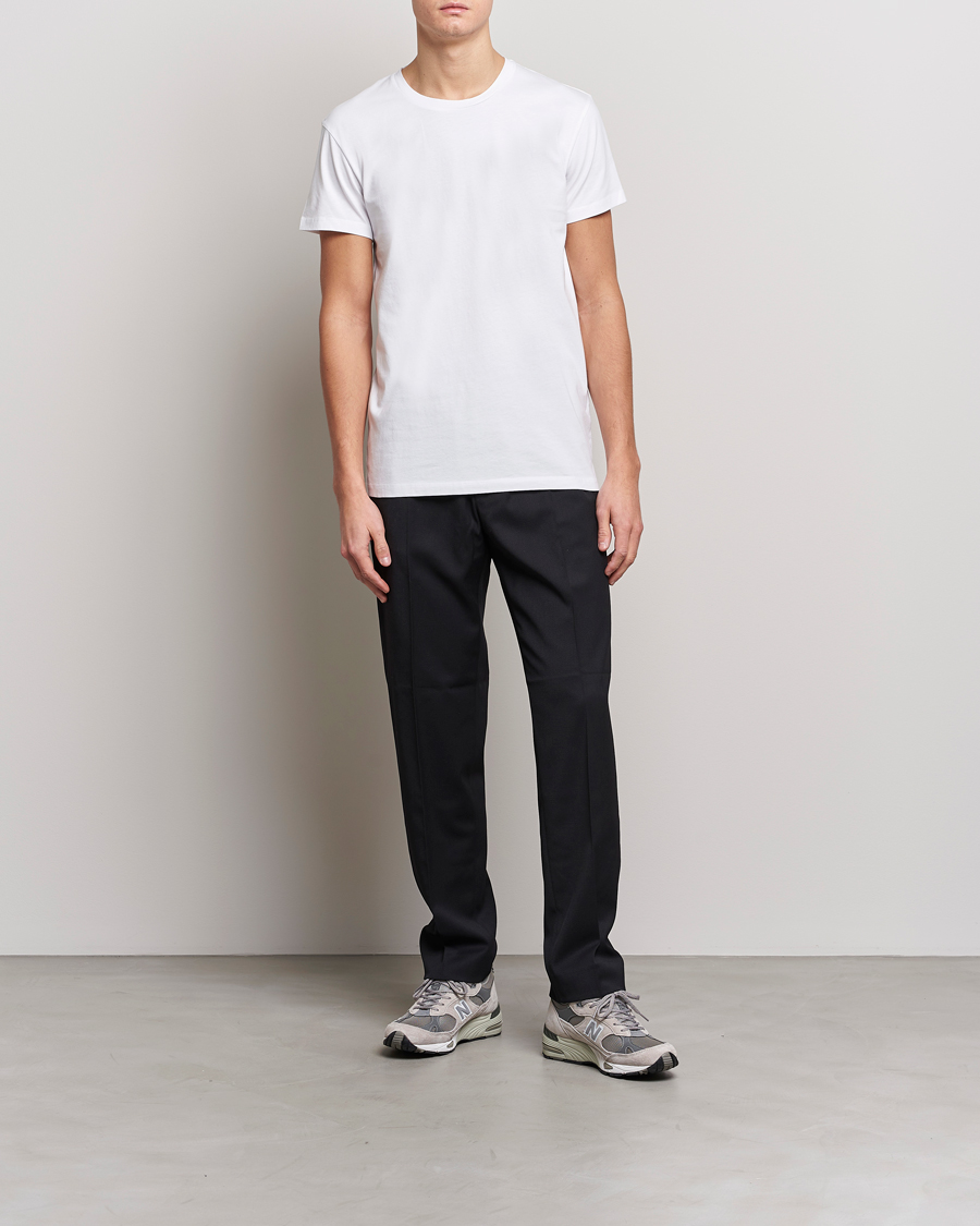 Herre | T-Shirts | Samsøe Samsøe | Kronos Crew Neck Tee White