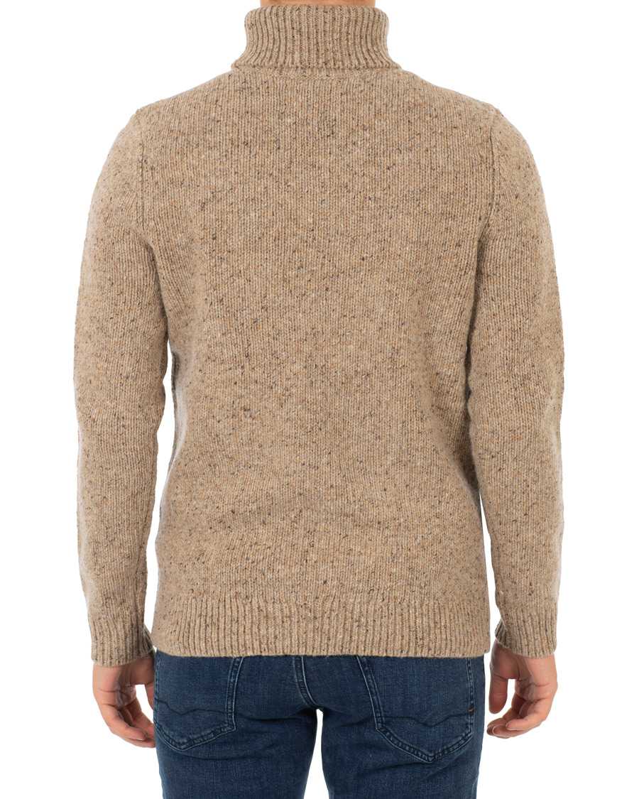 Herre | Gensere | Samsøe Samsøe | Samsøe & Samsøe Nino Wool/Silk Donegal Rollneck Timber Wolf Melange
