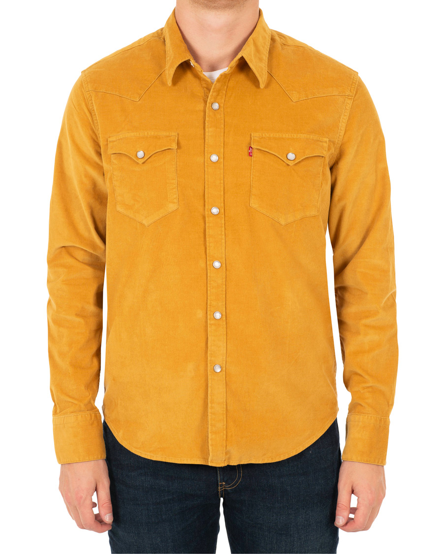 Herre | Skjorter | Levi's | Barstow Western Corduroy Shirt Yellow