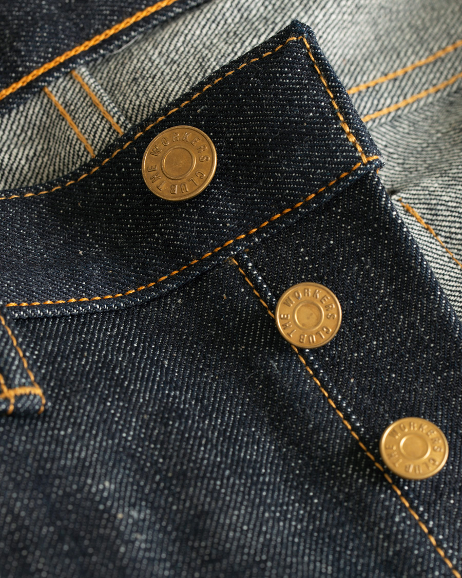 Herre | Jeans | The Workers Club | Slim Fit Jeans Raw Indigo Selvedge