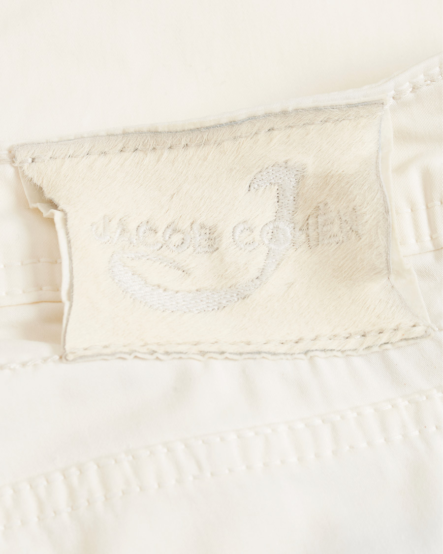 Herre | Bukser | Jacob Cohën | 5-Pocket Gabardine Trousers Off White
