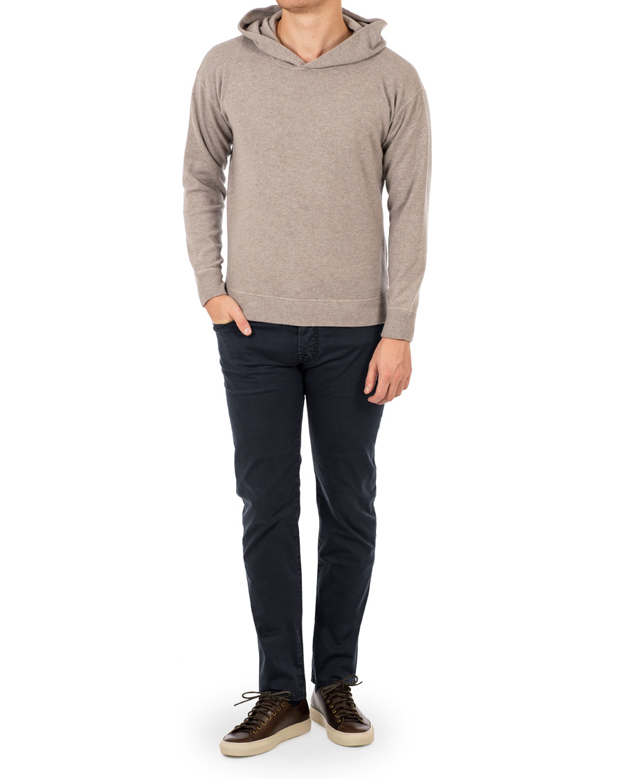 Herre | Bukser | Jacob Cohën | 5-Pocket Gabardine Trousers Blue