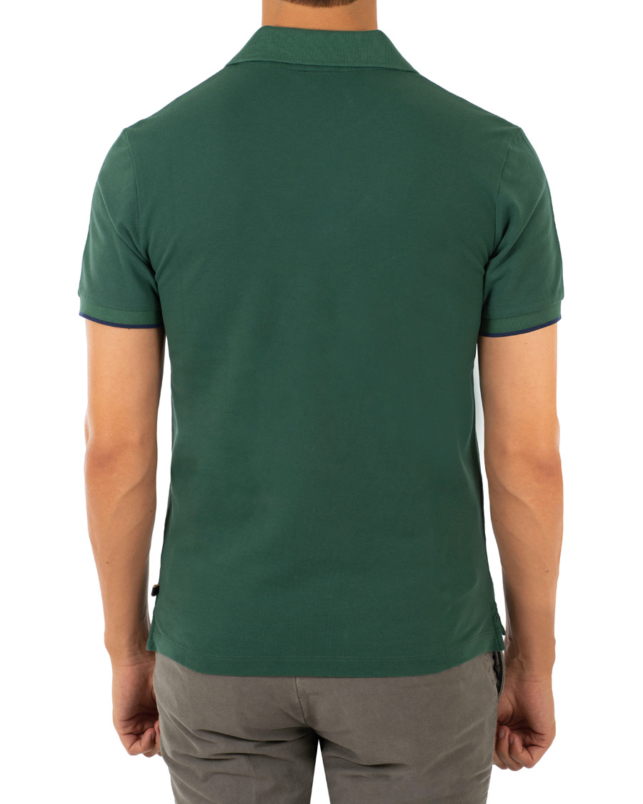 Herre | Pikéer | Jacob Cohën | Cotton Stretch Polo Green