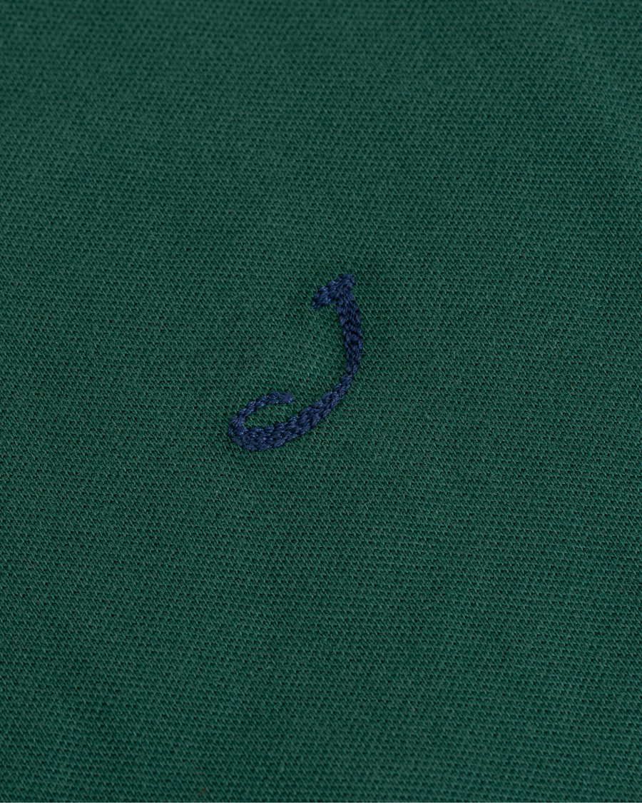 Herre | Pikéer | Jacob Cohën | Cotton Stretch Polo Green