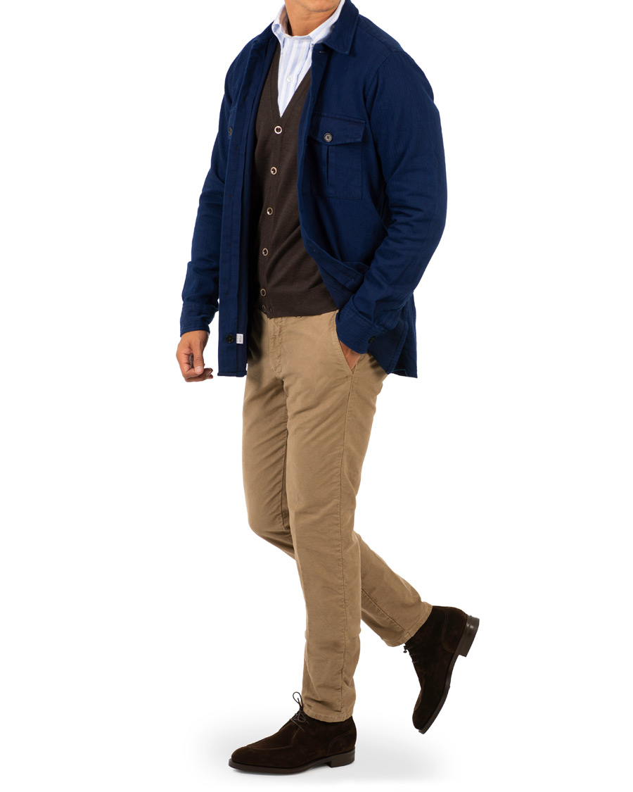 Herre | Edward Green Halifax Split Toe Dainite Boot Brown Suede | Edward Green | Halifax Split Toe Dainite Boot Brown Suede