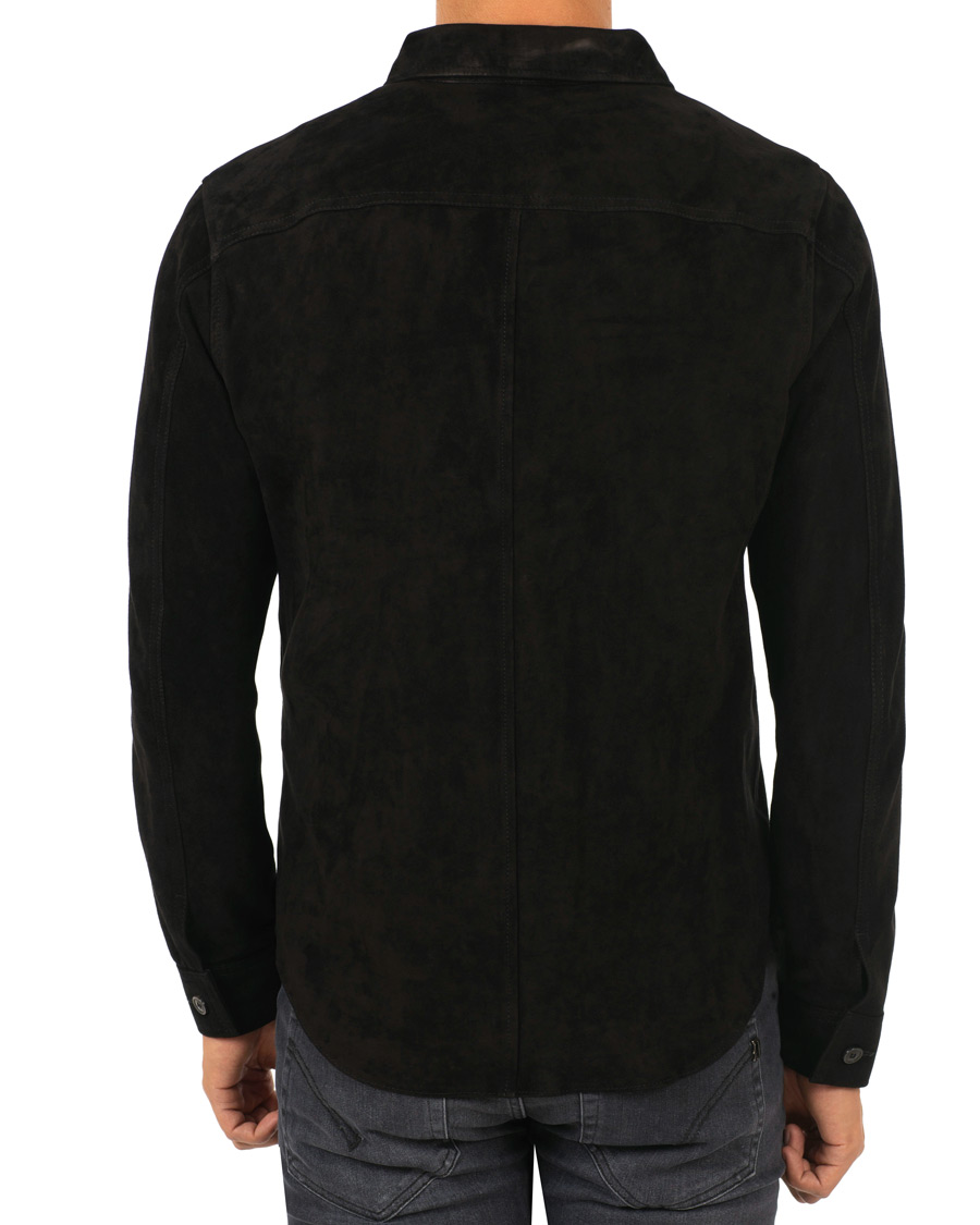Herre | Jakker | Our Legacy | Suede Zip Shirt Jacket Black