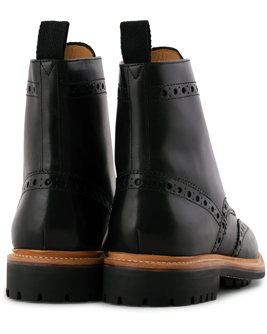 Herre | Grenson Fred Commando Boot Black Calf | Grenson | Fred Commando Boot Black Calf