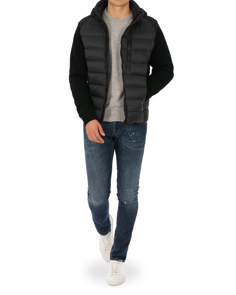 Herre | Jakker | C.P. Company | Knitted Hybrid Jacket Black