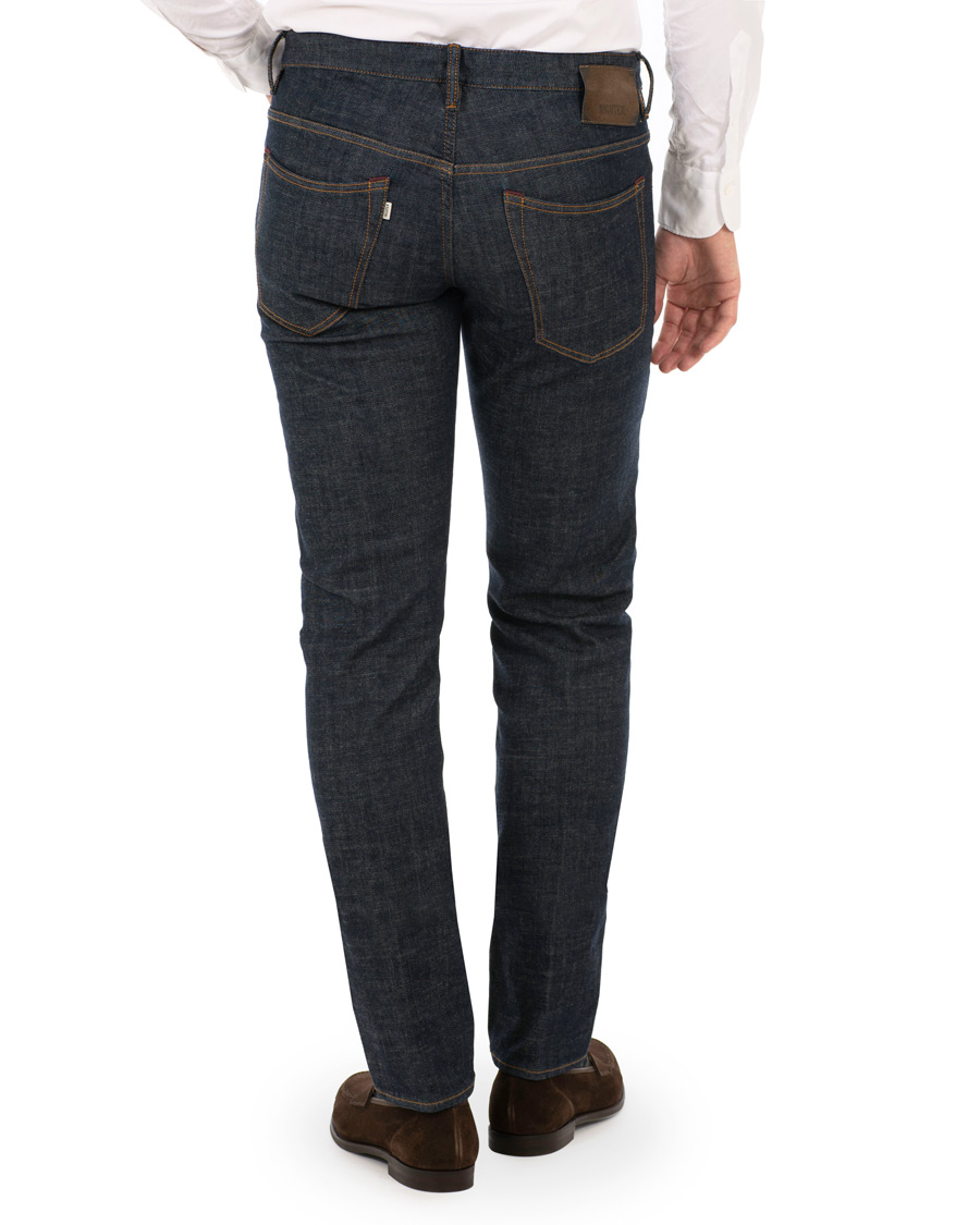 Herre | Jeans | Incotex | Sky Slim Fit Denim Dark Blue