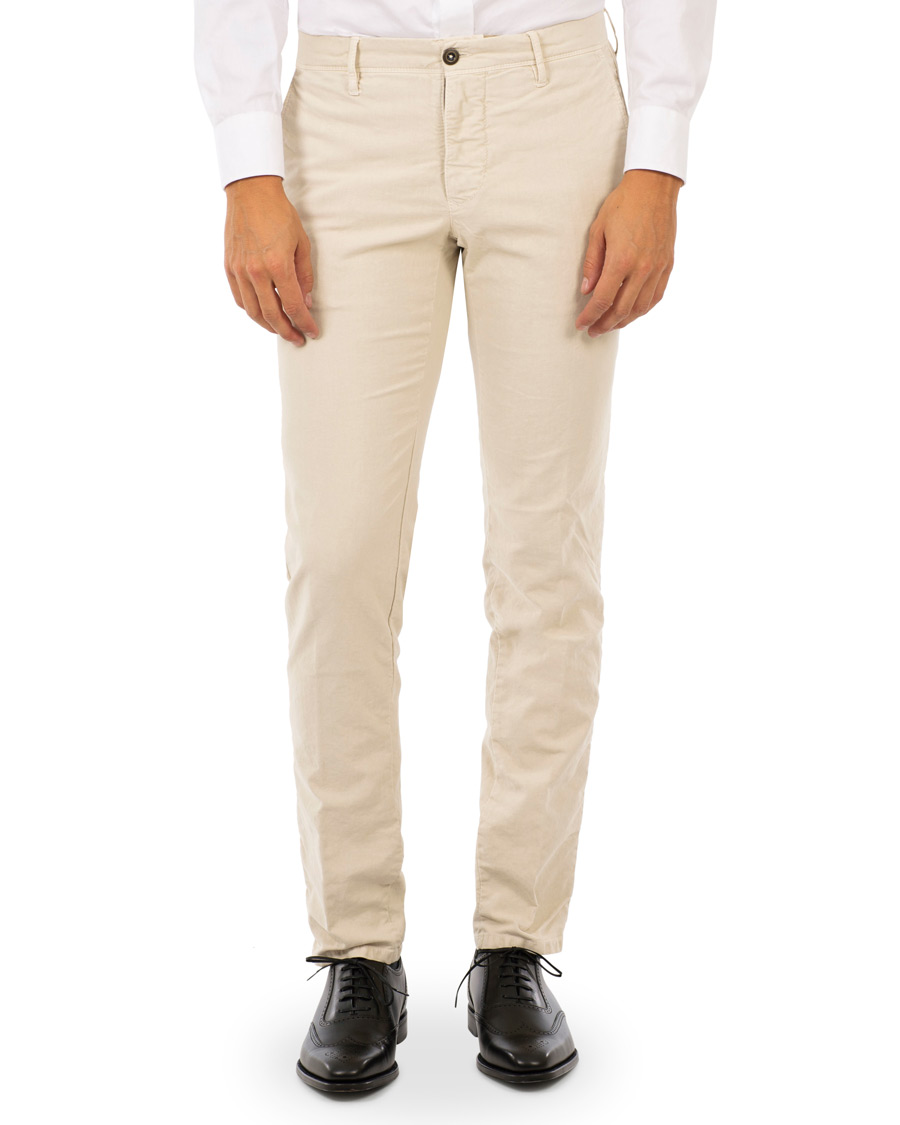 Herre |  | Incotex | Slim Fit Garment Dyed Washed Slacks Kit