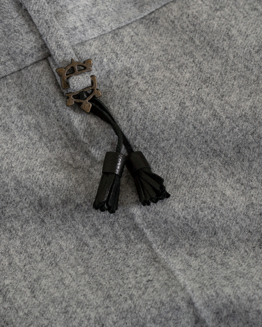Herre | Bukser | Incotex | Super 100's Flannel Trousers Light Grey