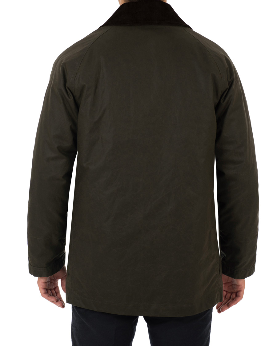 Herre | Jakker | Fay | Four Hook Luxury Oilskin Jacket Dark Green