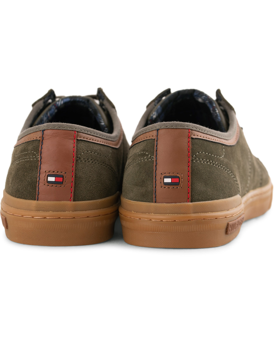 Herre | Tommy Hilfiger Harrington Sneaker Olive Suede | Tommy Hilfiger | Harrington Sneaker Olive Suede