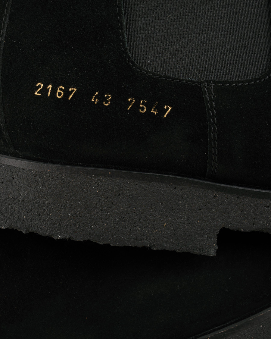 Herre | Common Projects Chelsea Boot Black Suede | Common Projects | Chelsea Boot Black Suede