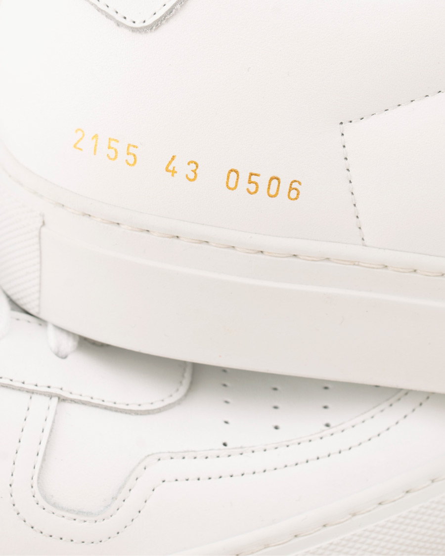 Herre | Common Projects B Ball Sneakers White Calf | Common Projects | B Ball Sneakers White Calf
