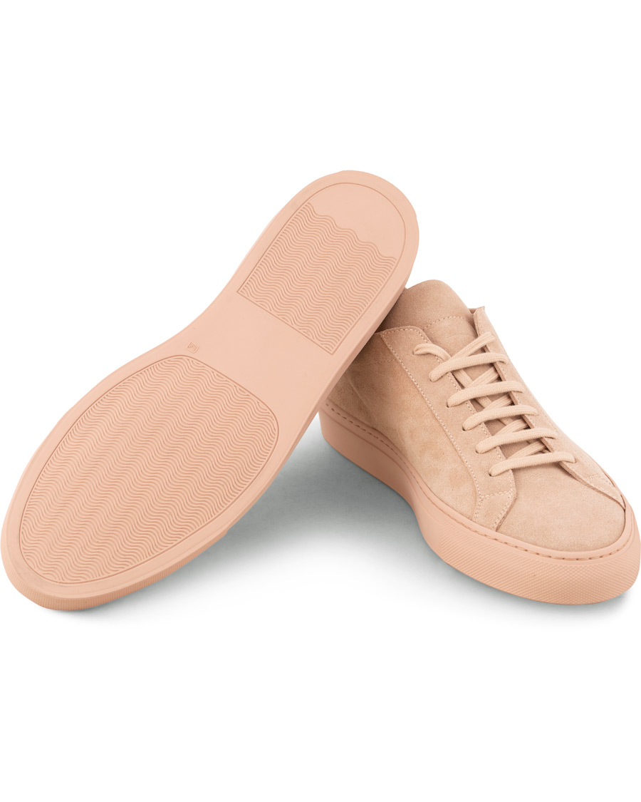 Herre | Common Projects Original Achilles Leather Sneakers Pink Suede | Common Projects | Original Achilles Leather Sneakers Pink Suede