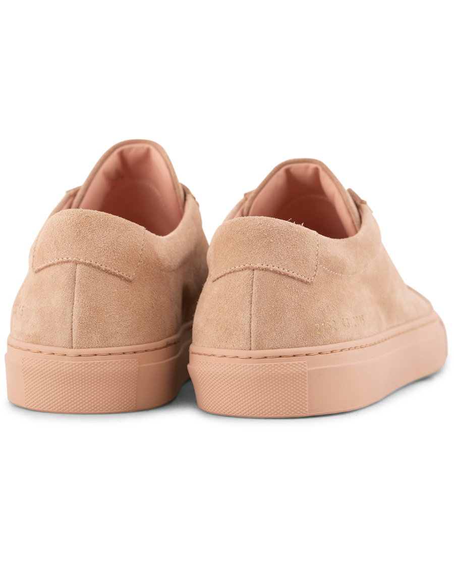 Herre | Common Projects Original Achilles Leather Sneakers Pink Suede | Common Projects | Original Achilles Leather Sneakers Pink Suede