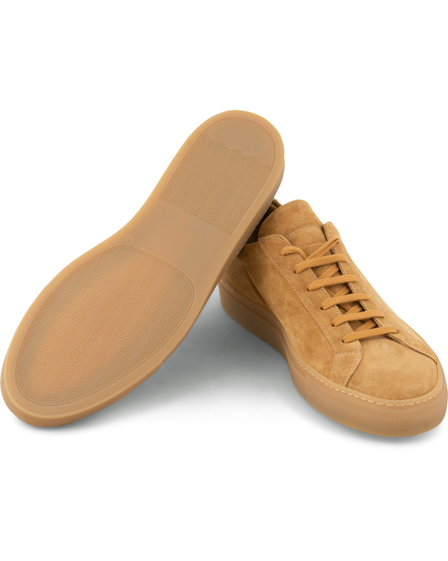 Herre | Common Projects Original Achilles Leather Sneakers Beige Suede | Common Projects | Original Achilles Leather Sneakers Beige Suede