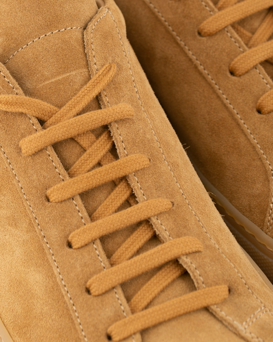 Herre | Common Projects Original Achilles Leather Sneakers Beige Suede | Common Projects | Original Achilles Leather Sneakers Beige Suede