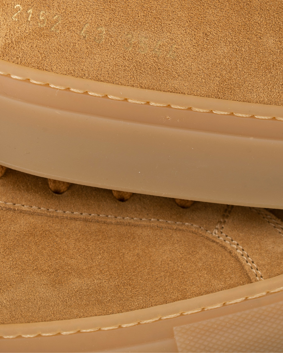 Herre | Common Projects Original Achilles Leather Sneakers Beige Suede | Common Projects | Original Achilles Leather Sneakers Beige Suede