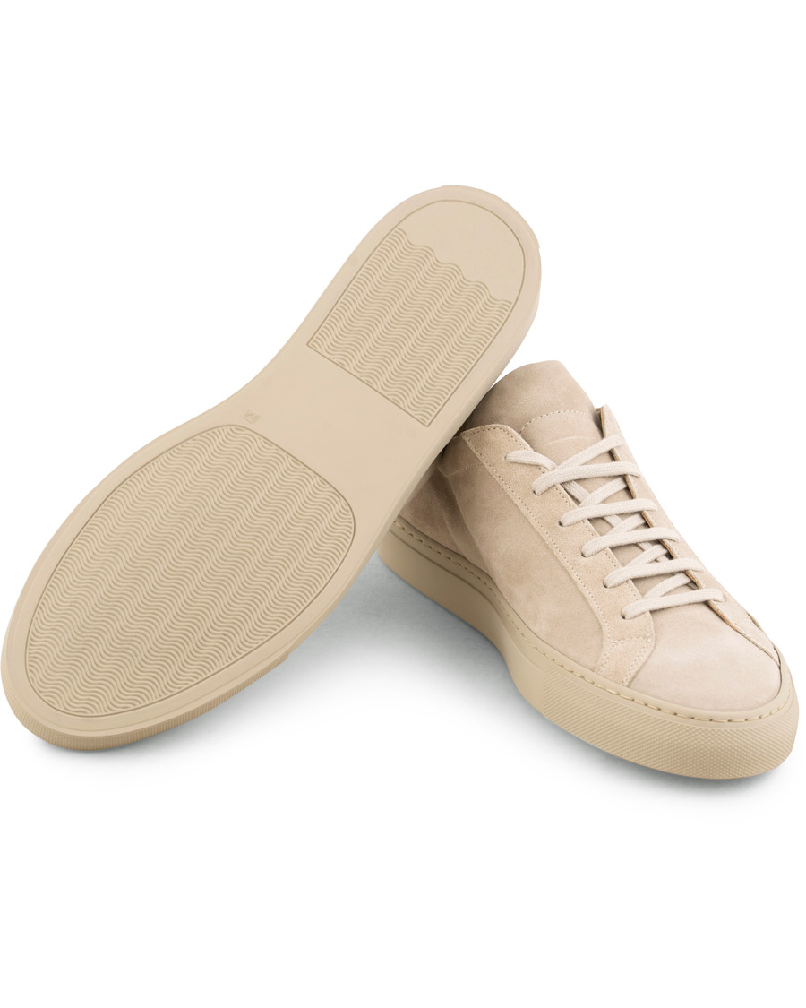 Herre | Common Projects Original Achilles Leather Sneakers Taupe Suede 40 | Common Projects | Original Achilles Leather Sneakers Taupe Suede 40