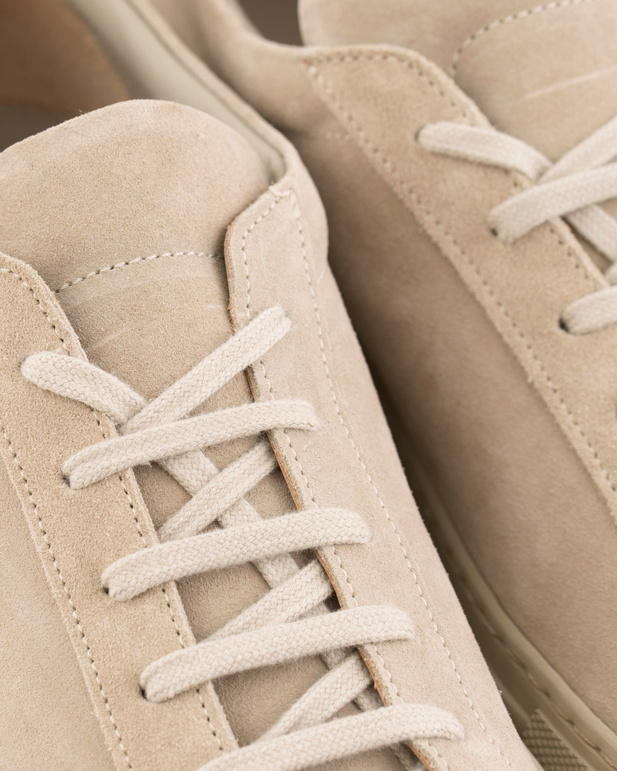 Herre | Common Projects Original Achilles Leather Sneakers Taupe Suede 40 | Common Projects | Original Achilles Leather Sneakers Taupe Suede 40