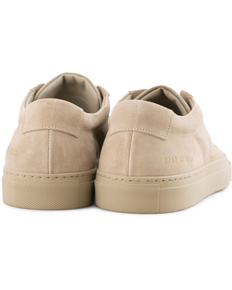 Herre | Common Projects Original Achilles Leather Sneakers Taupe Suede 40 | Common Projects | Original Achilles Leather Sneakers Taupe Suede 40