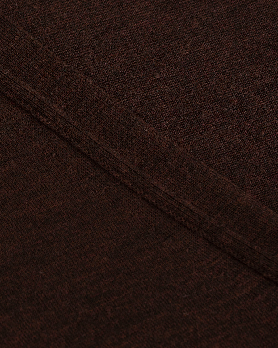 Herre | Gensere | John Smedley | Petworth Merino Cardigan Chestnut