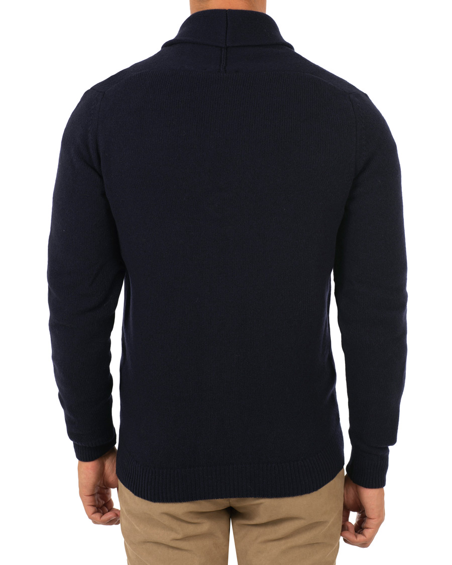 Herre | Gensere | John Smedley | Patterson Merino Shawl Cardigan Midnight