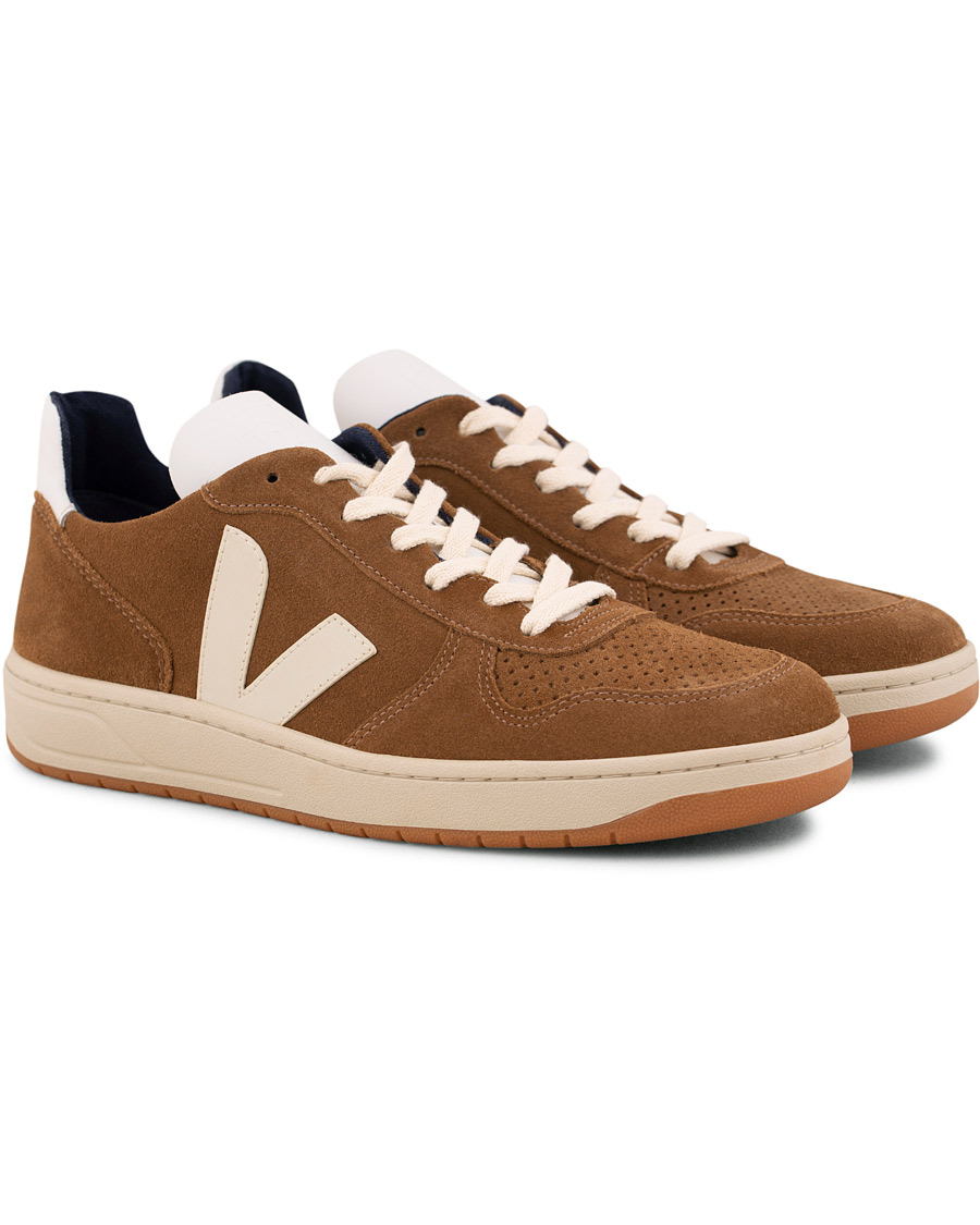 Herre | Veja V-10 Suede Sneaker Brown Pierre | Veja | V-10 Suede Sneaker Brown Pierre