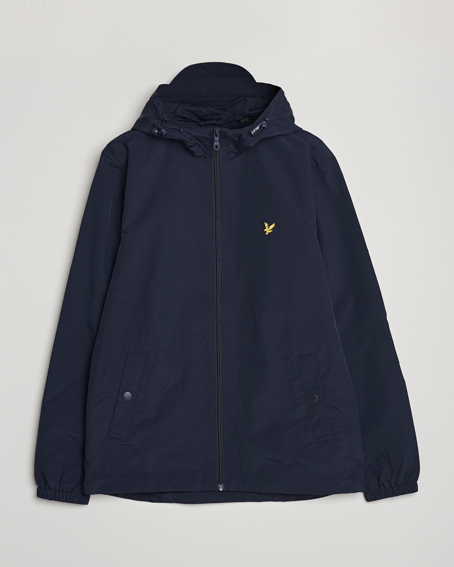 Herre | Jakker | Lyle & Scott | Zip Through Hooded Jacket Dark Navy
